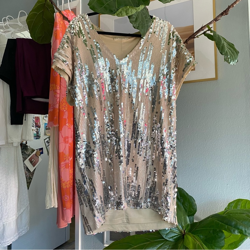 By Together Sequin T-Shirt Dress